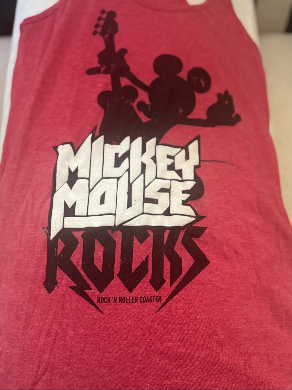 Disney Mickey Mouse Rocks Rock “N” Roller Coaster Tank Top